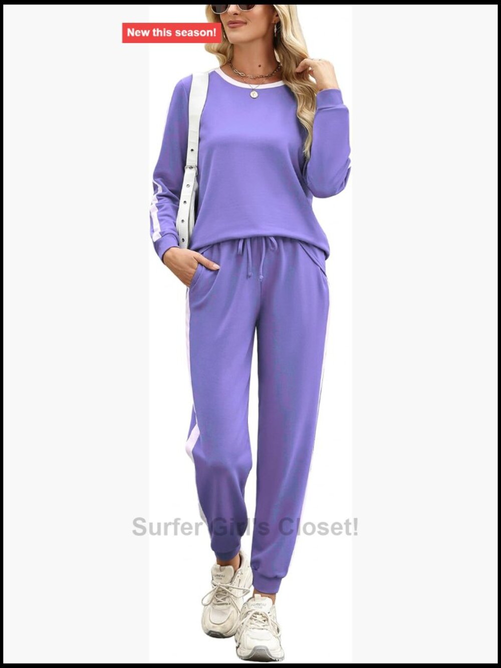 Long Sleeve Tracksuit 2 Piece Lounge Set Jogger Set Travel Outfits